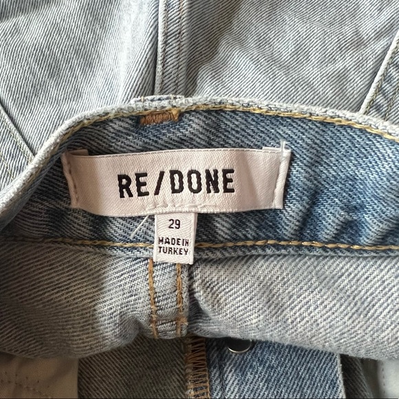 RE/DONE 50’s Cutoff Shorts in Faded Vintage Indigo - Picture 5 of 6